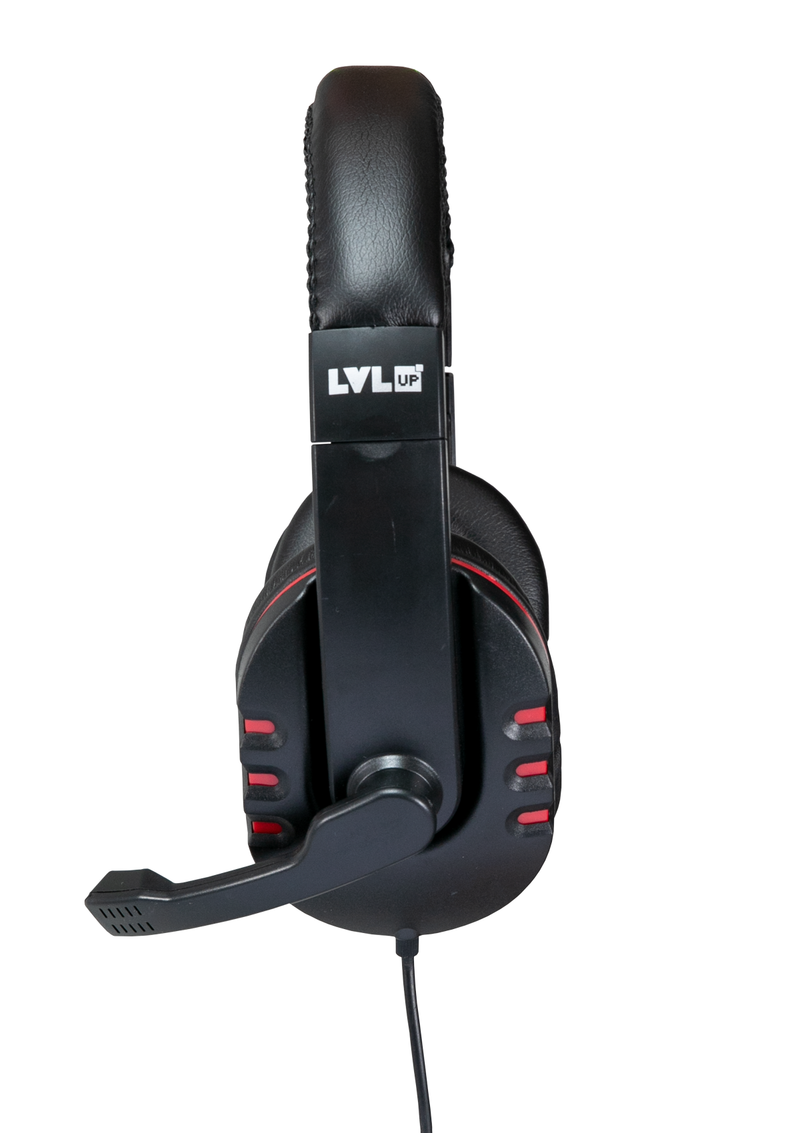 AUDIFONO OVER EAR GAMER RED - LU731-RED-SA – LVLUPSHOP